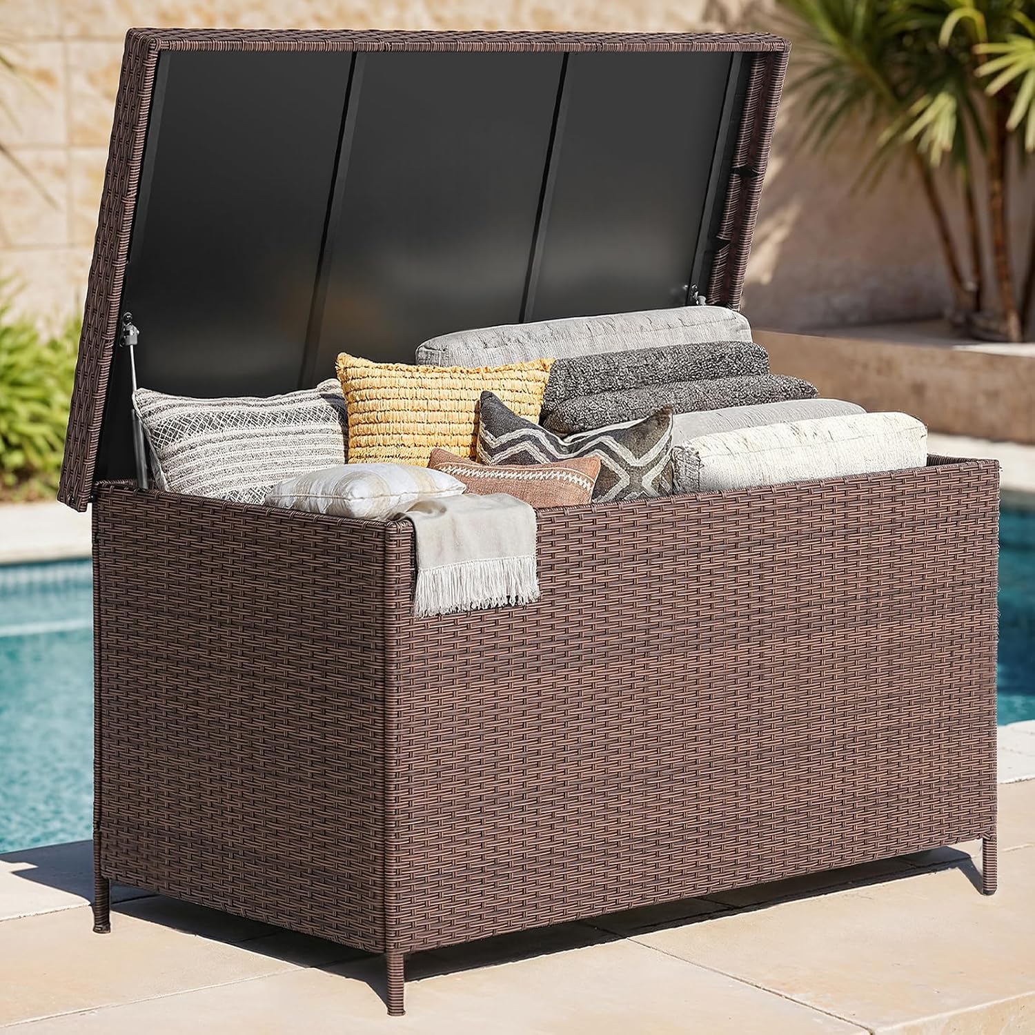Outdoor Furniture Xl - 158 Gallon XL Resin Deck Box