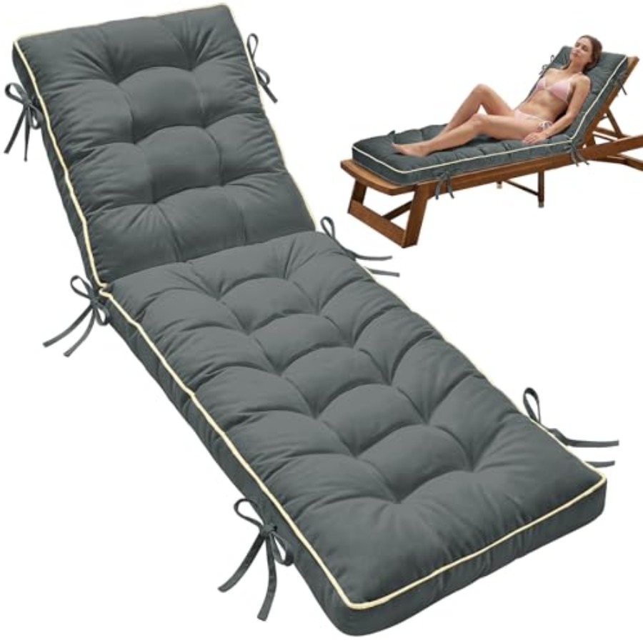 Outdoor Furniture Quick Dry - x21 Folding Chaise Lounge Cushion Quick