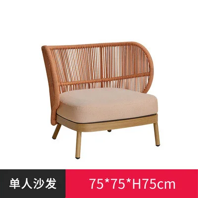 Outdoor Furniture Xl - XL Outdoor Balcony Rattan Sofa Leisure