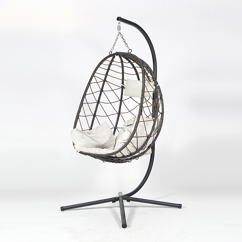 Outdoor Furniture Quick Dry - Modern Farmhouse Metal Swing Chair with