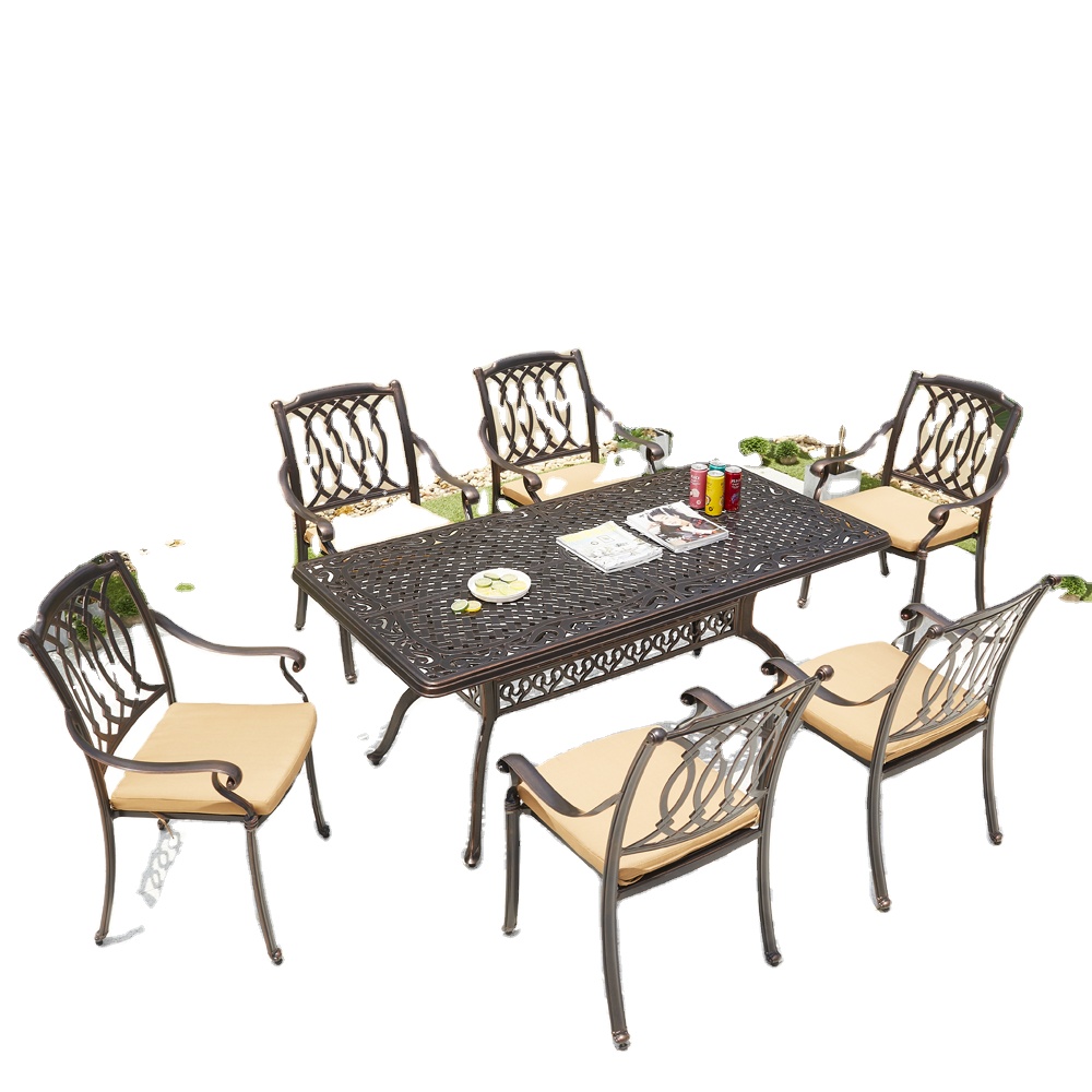 Outdoor Furniture From China - Modern Style Cast Aluminum Garden Patio