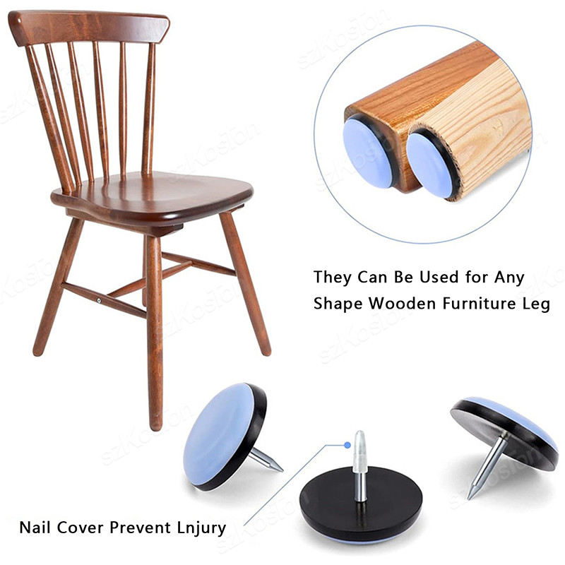 10pcs Nail on Furniture Glides - Outdoor Furniture Glider ulasan dan harga