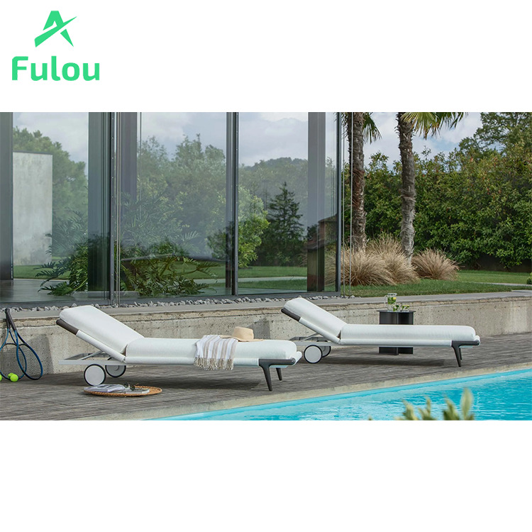 Modern Aluminum Sun Lounge UV  - Outdoor Furniture Quick Dry ulasan dan harga