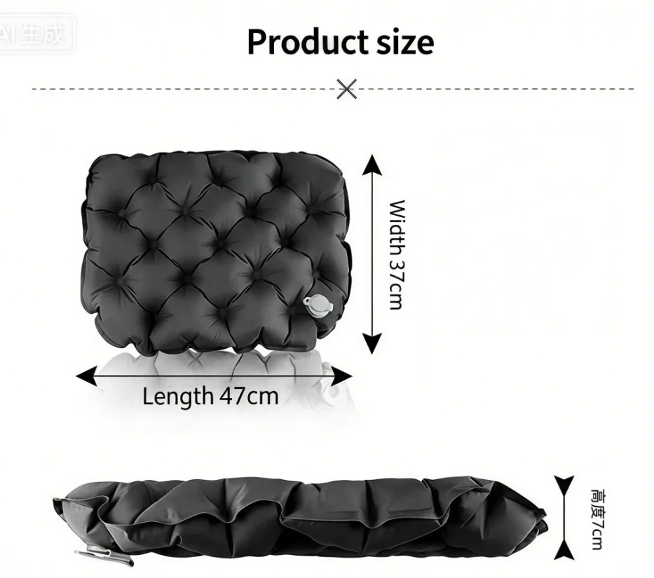 Portable Inflatable Seat Cushi - Outdoor Rug Waterproof ulasan dan harga