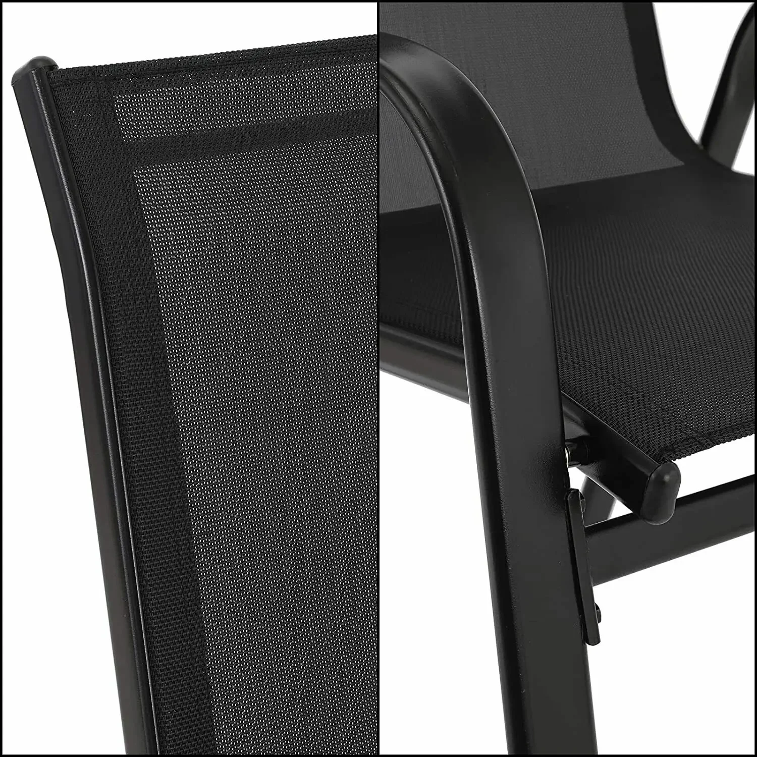 Metal Outdoor Chair Set Stacka - Outdoor Furniture On Sale ulasan dan harga