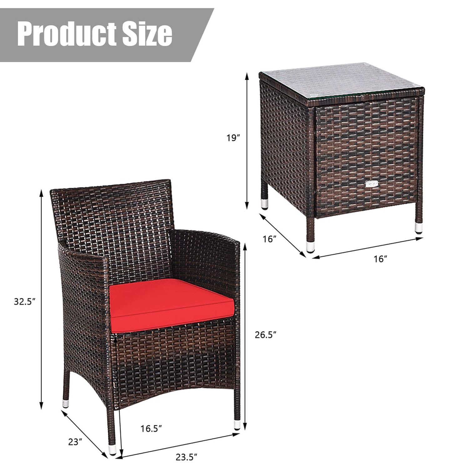 3 Piece Wicker Patio Furniture - Outdoor Furniture On Sale ulasan dan harga