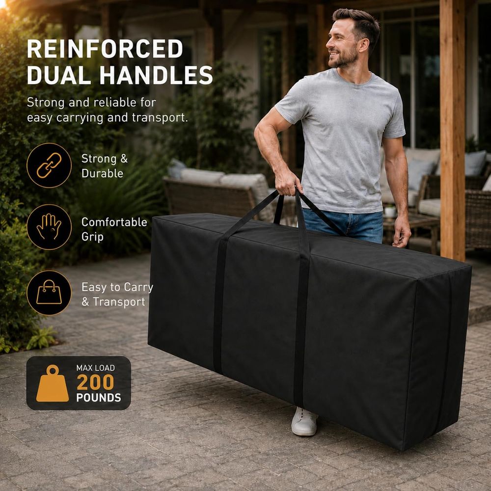 177 Gallon Extra Large Patio C - Outdoor Furniture With Storage For Cushions ulasan dan harga