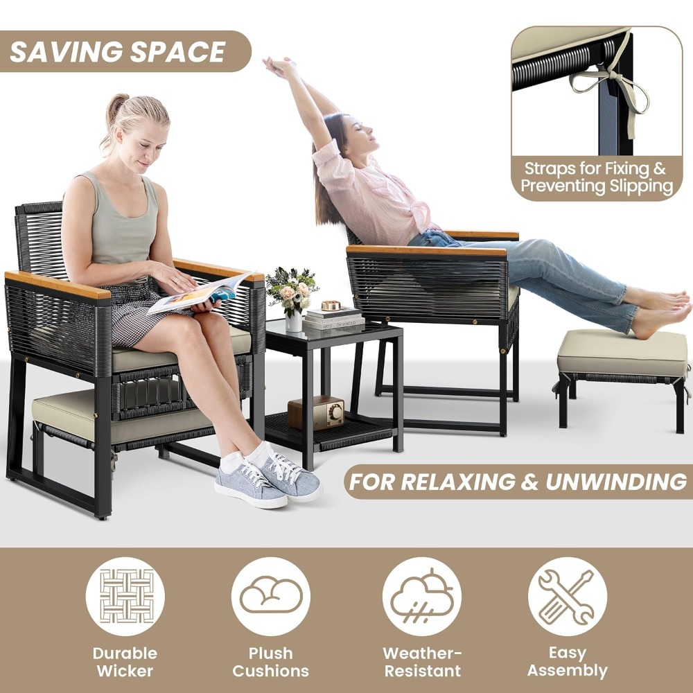 5-Piece Outdoor Conversation S - Outdoor Furniture On Sale ulasan dan harga