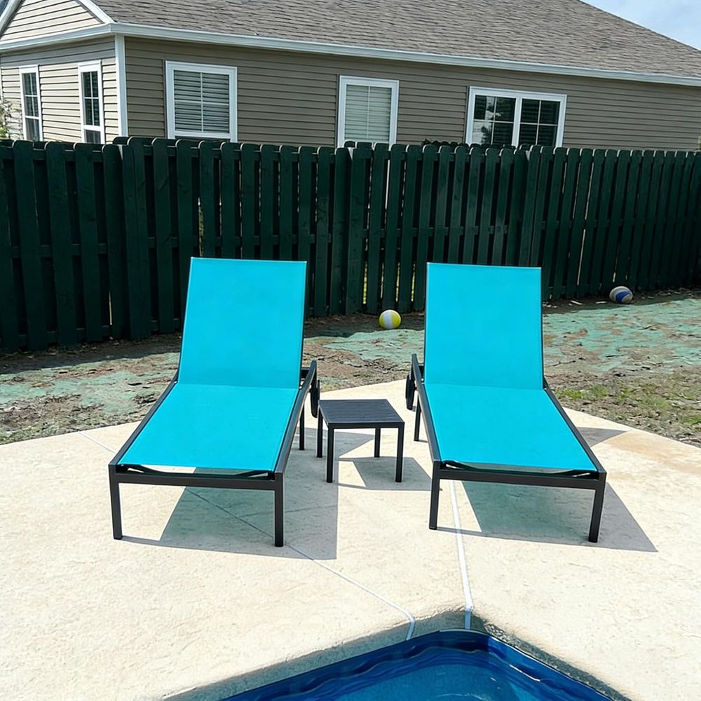 Set with Wheels and Table, Tur - Outdoor Furniture Quick Dry ulasan dan harga