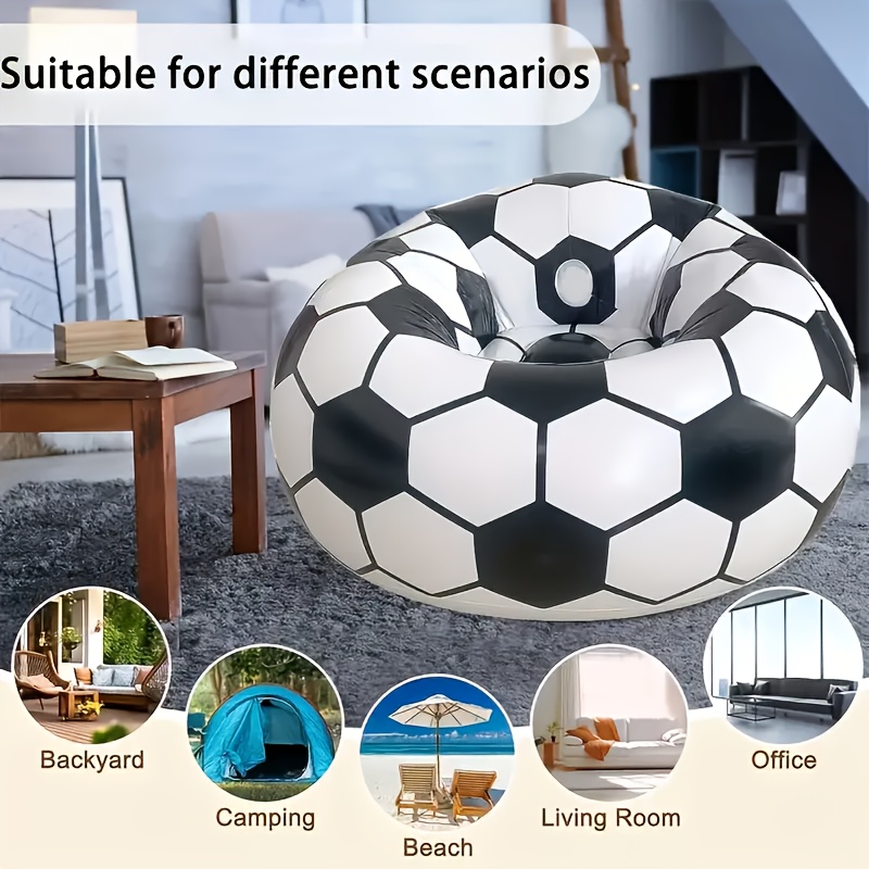 Inflatable Football-Shaped Sof - Outdoor Furniture Cushion ulasan dan harga