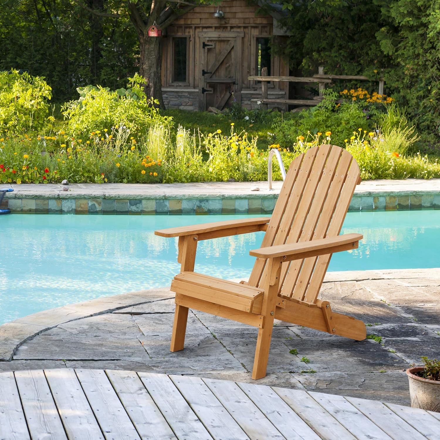 Folding Adirondack Chair Set o - Outdoor Furniture Fire Pit Set ulasan dan harga
