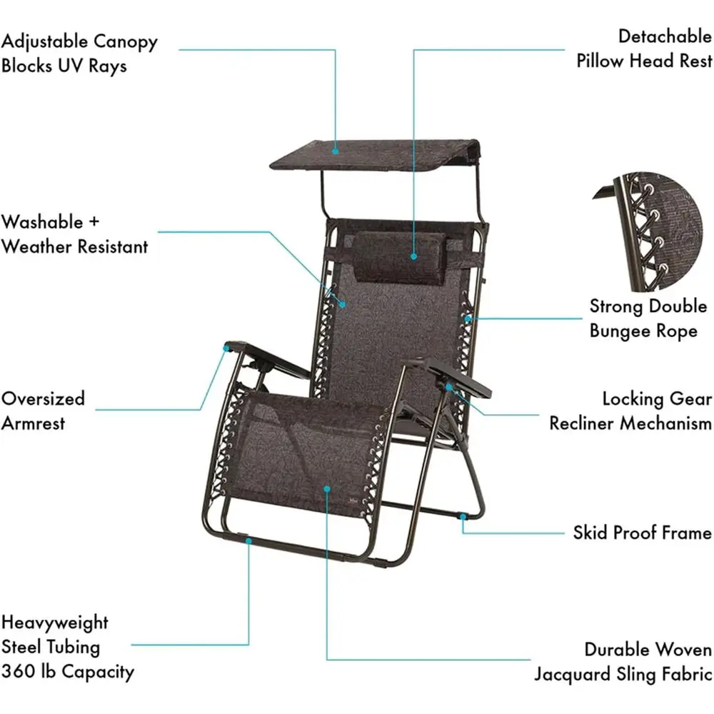 2-Pack 30 XL Zero Gravity Outd - Outdoor Furniture Xl ulasan dan harga