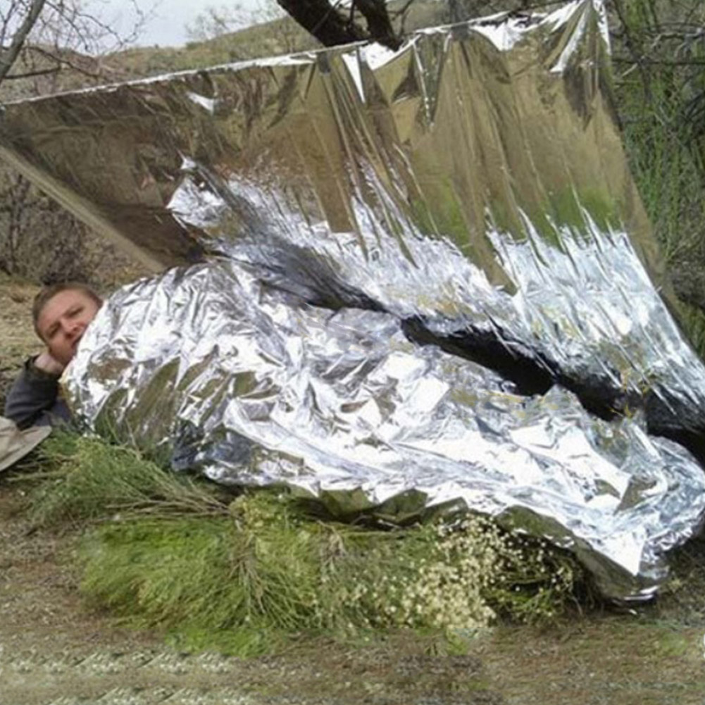 1-10PCS Emergency Thermal Blan - Outdoor Rug Waterproof ulasan dan harga