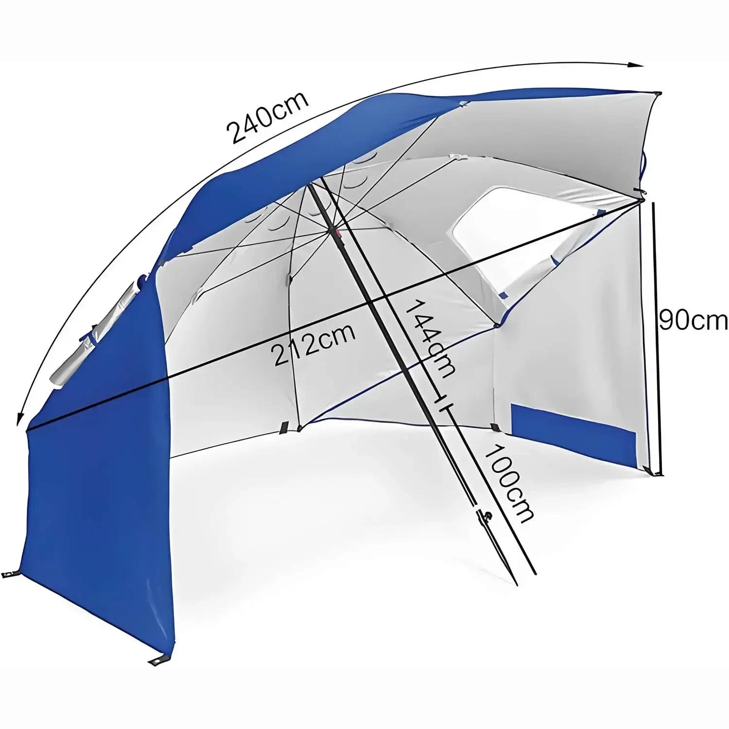 2 Meter Awning Sport-umbrella  - Outdoor Furniture Xl ulasan dan harga