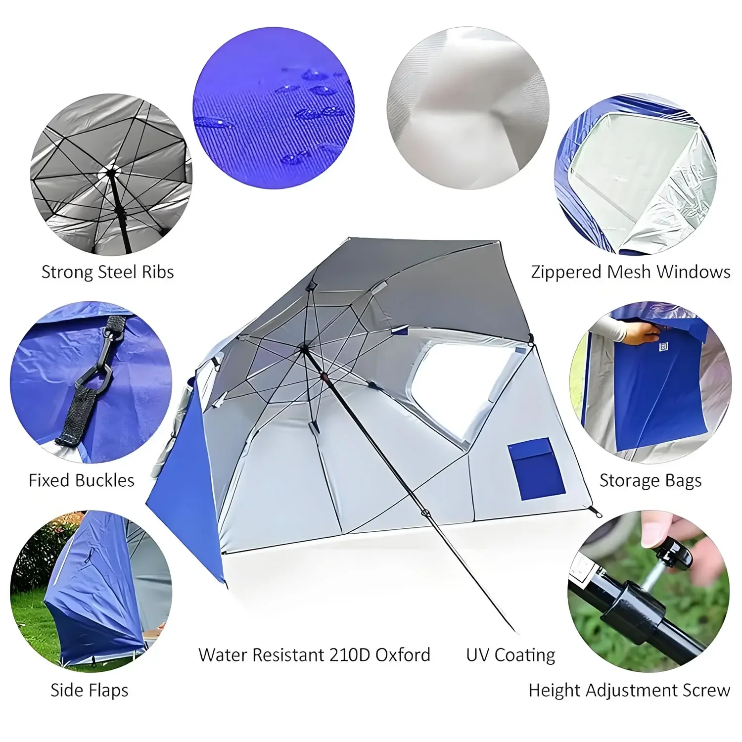 2 Meter Awning Sport-umbrella  - Outdoor Furniture Xl ulasan dan harga