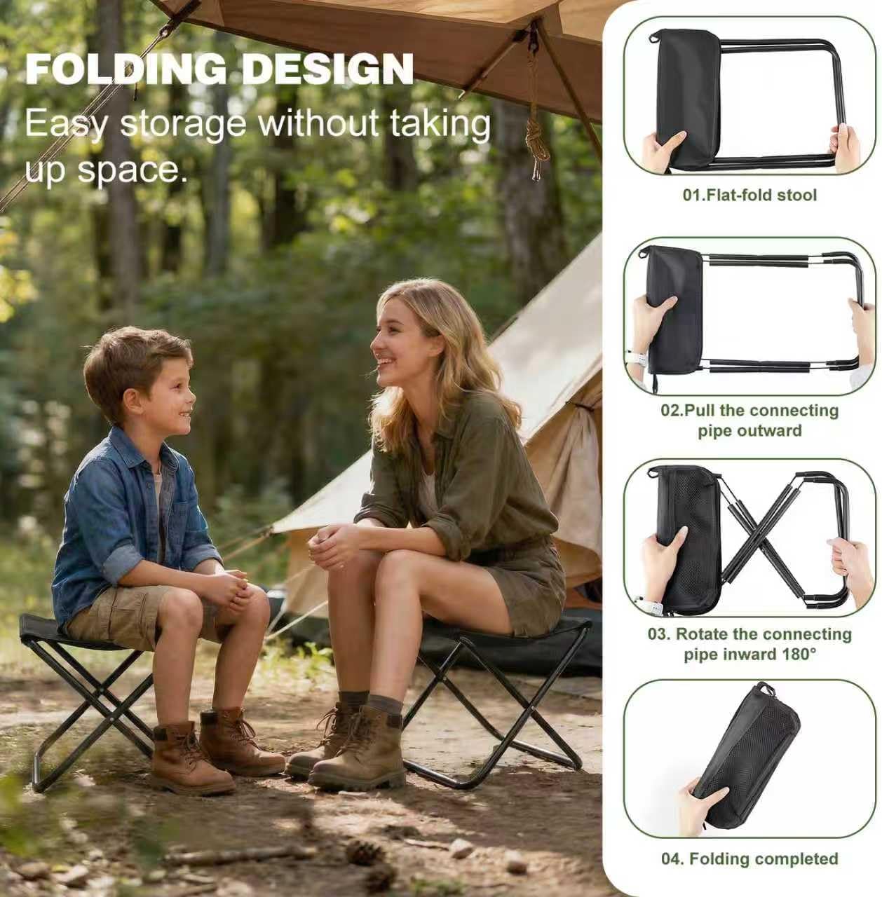 GMOX Camping Stool Portable Ch - Outdoor Furniture Used ulasan dan harga