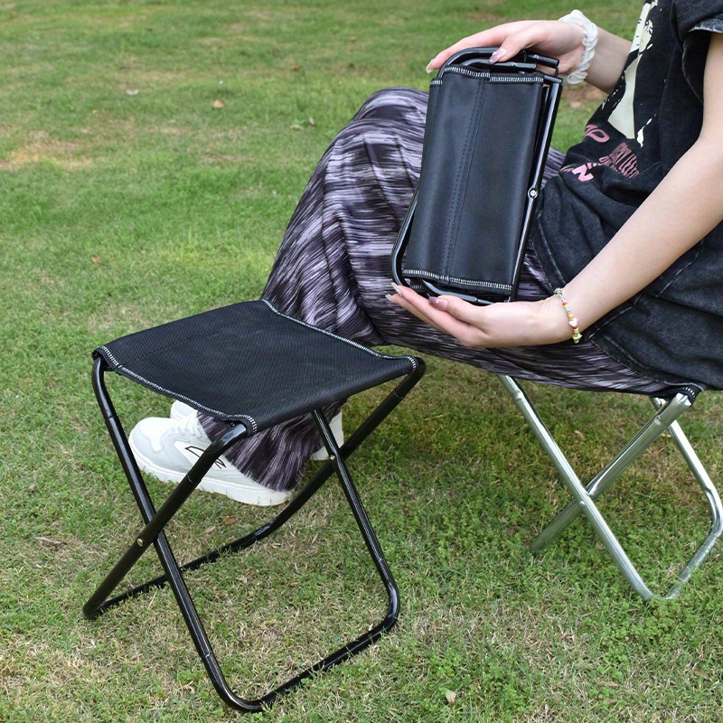 Portable Folding Camping Chair - Outdoor Furniture Used ulasan dan harga