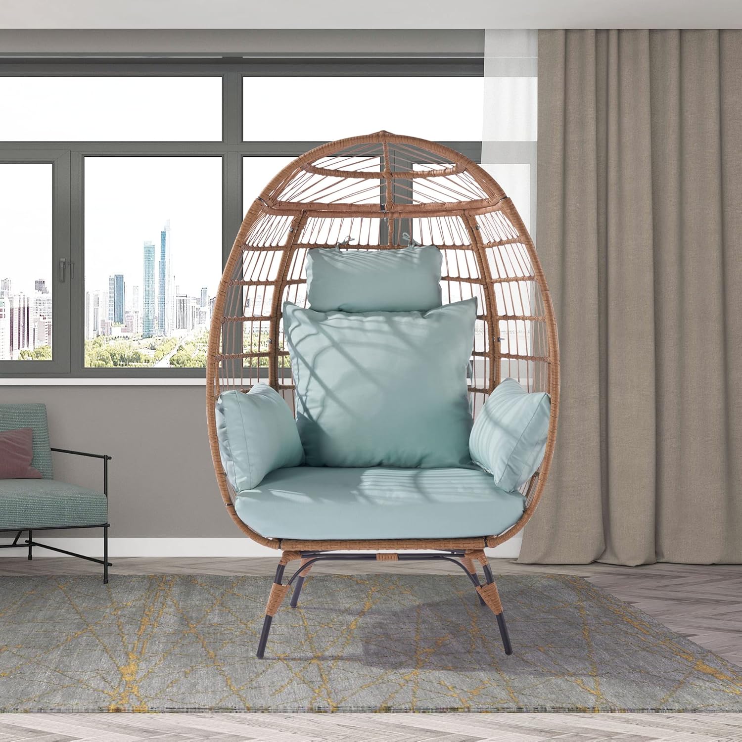 Oversized Egg Chair Wicker Lou - Outdoor Furniture Xl ulasan dan harga