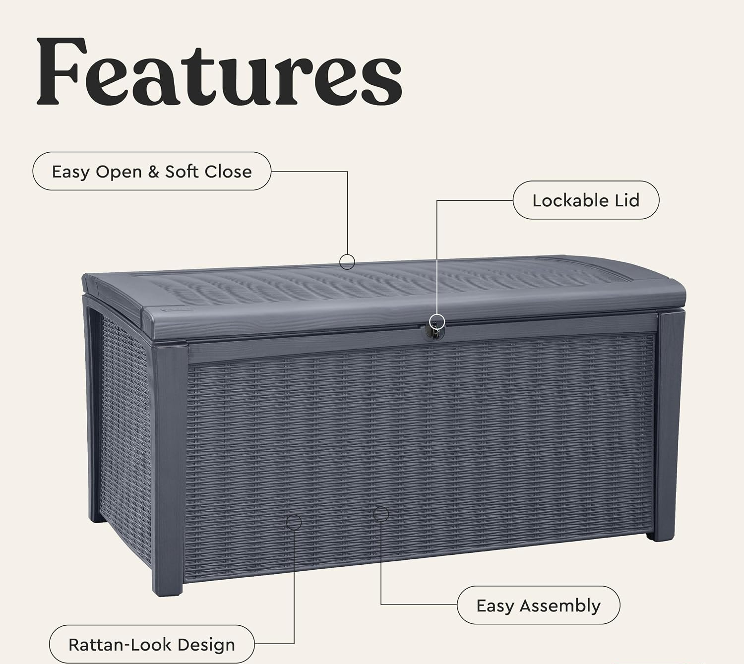 110 Gallon Outdoor Storage Dec - Outdoor Furniture Cushion ulasan dan harga