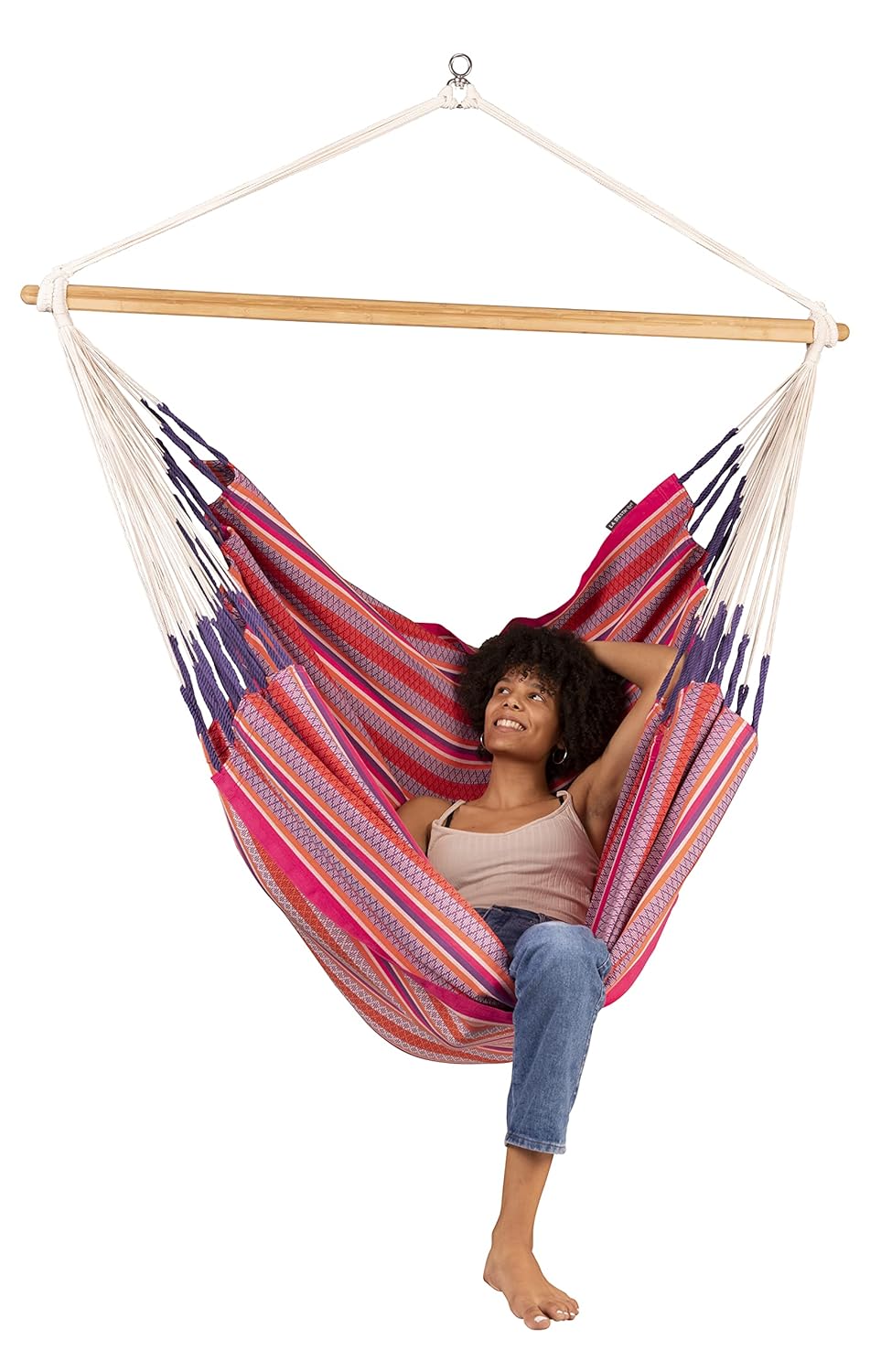 XL Cotton Hammock Chair Swing  - Outdoor Furniture Xl ulasan dan harga