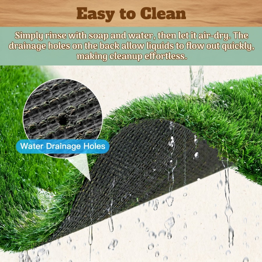 6.5 x 10 Ft Artificial Grass T - Outdoor Rug Waterproof ulasan dan harga