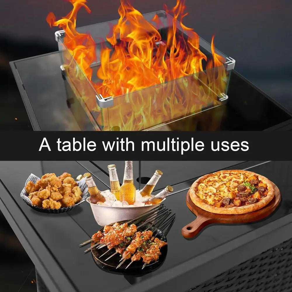 Wicker Outdoor Patio Furniture - Outdoor Furniture Fire Pit Set ulasan dan harga
