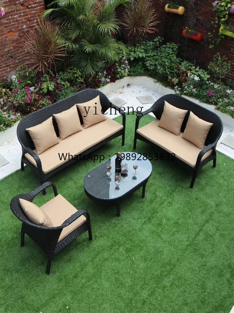 XL outdoor rattan sofa courtya - Outdoor Furniture Xl ulasan dan harga