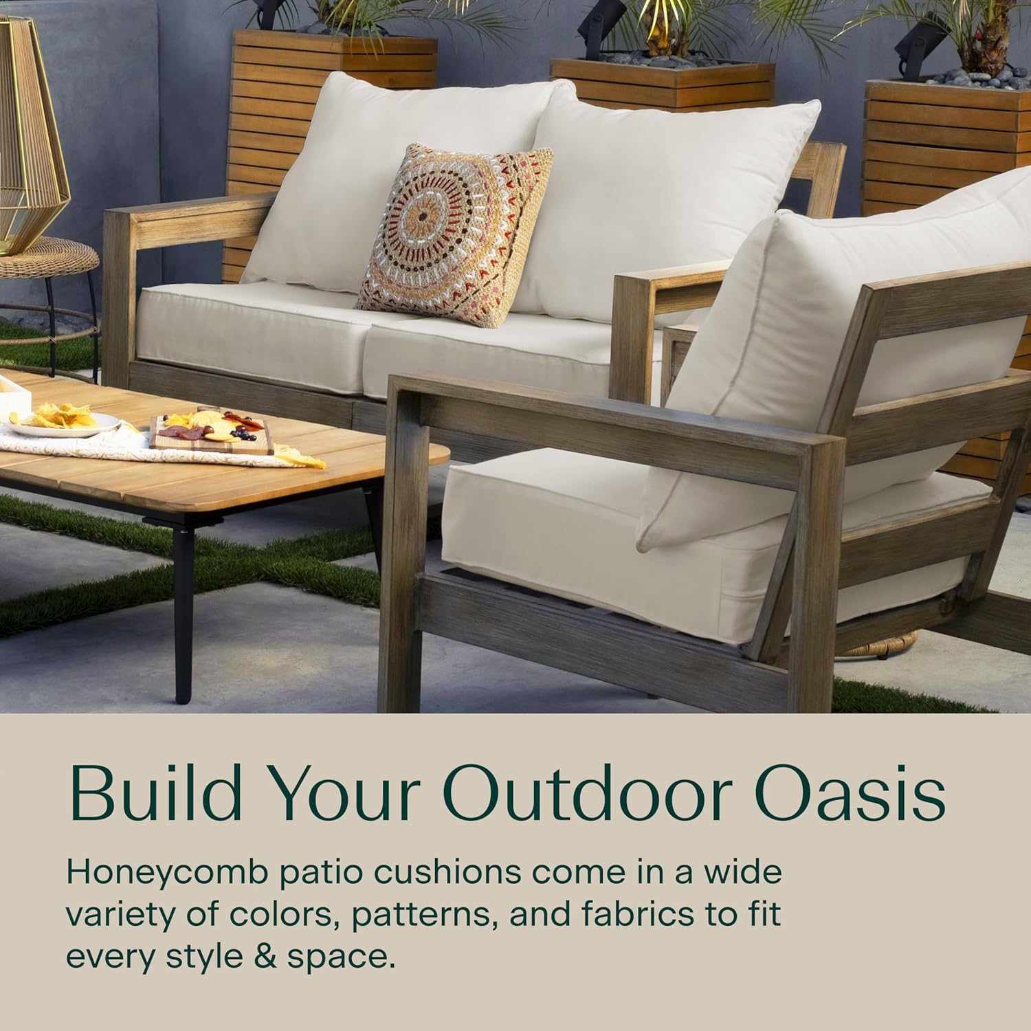 Outdoor Patio Furniture, Solid - Outdoor Furniture Cushion ulasan dan harga