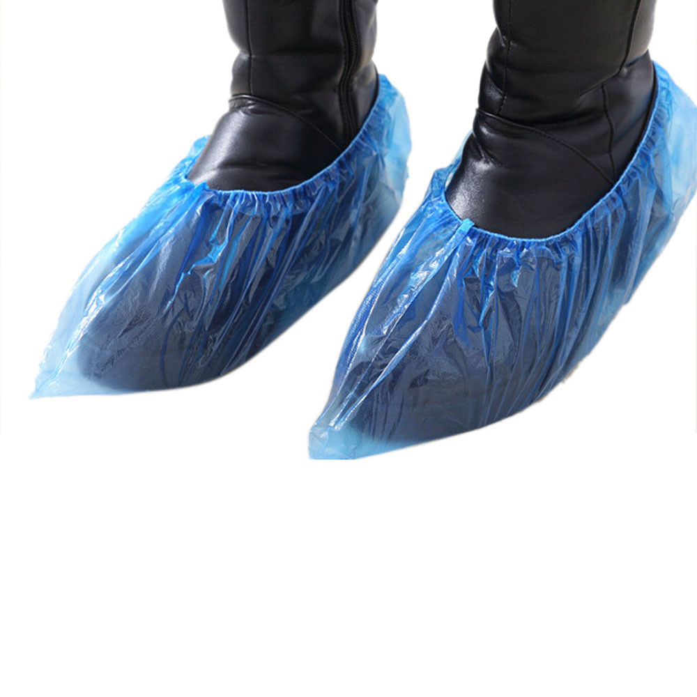 100 PCS Plastic Disposable Sho - Outdoor Rug Waterproof ulasan dan harga