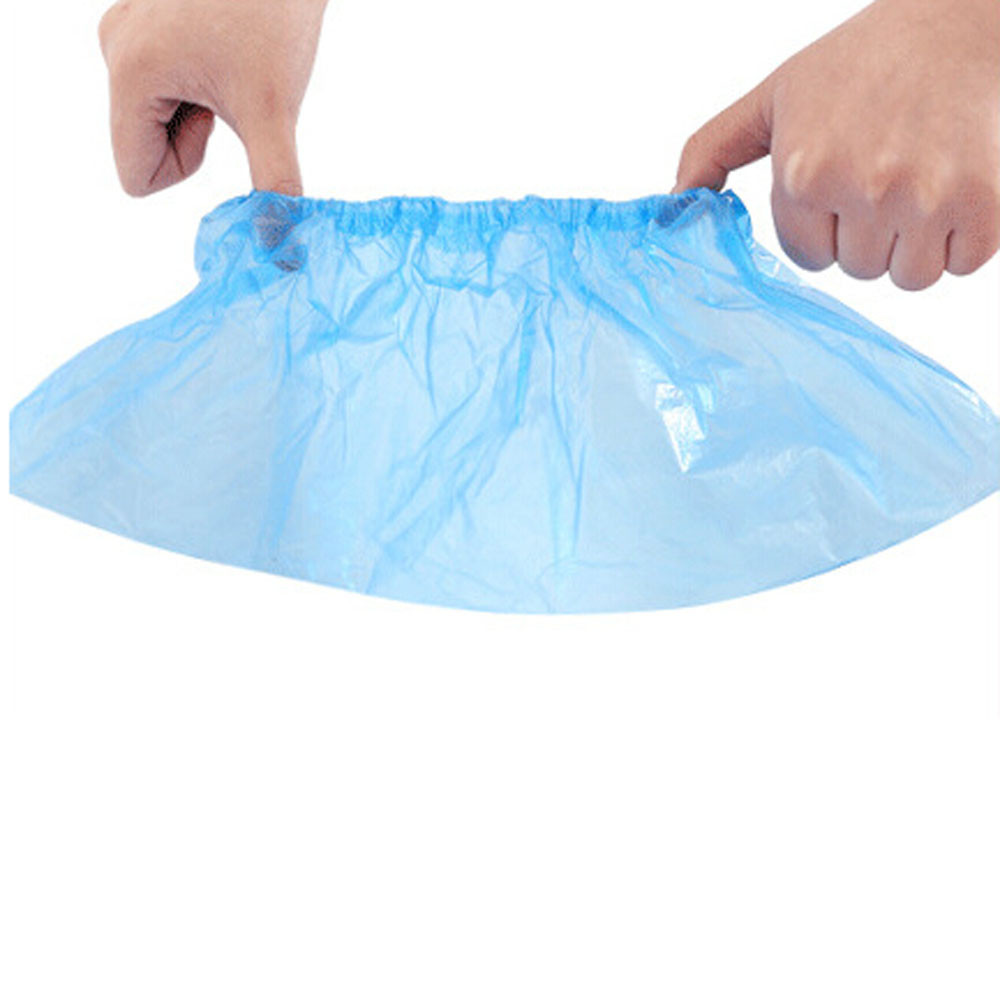100 PCS Plastic Disposable Sho - Outdoor Rug Waterproof ulasan dan harga