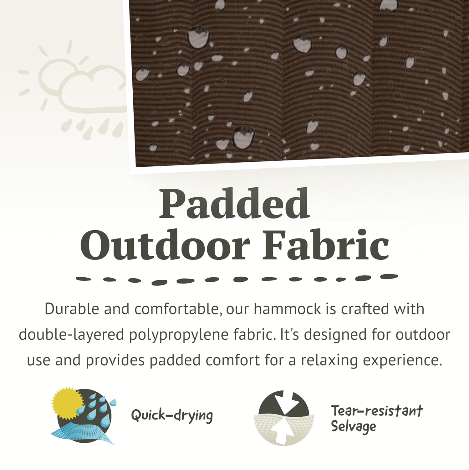 Quilted Double Hammock Spreade - Outdoor Furniture Xl ulasan dan harga