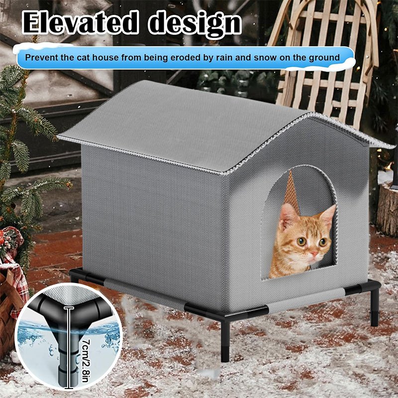 Stray Cat Houses with Mat Wate - Outdoor Rug Waterproof ulasan dan harga