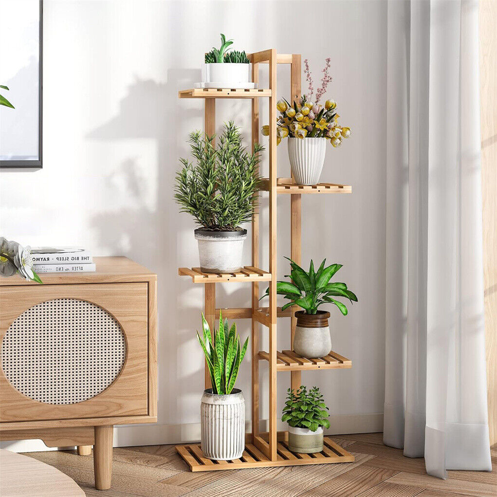 5 / 6 Tiers Tall Bamboo Plant  - Outdoor Furniture On Sale ulasan dan harga