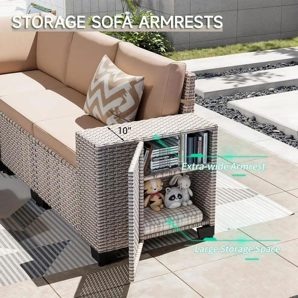 7-Piece Outdoor Patio Furnitur - Outdoor Furniture Fire Pit Set ulasan dan harga