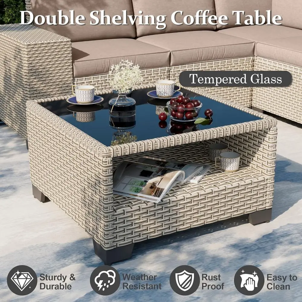 7-Piece Outdoor Patio Furnitur - Outdoor Furniture Fire Pit Set ulasan dan harga