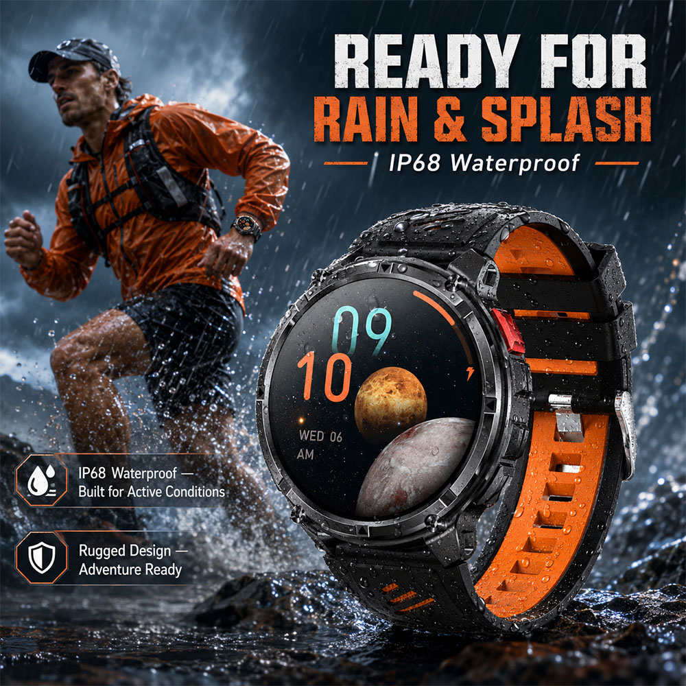 YAOCX AMOLED Smartwatch Men 11 - Outdoor Rug Waterproof ulasan dan harga