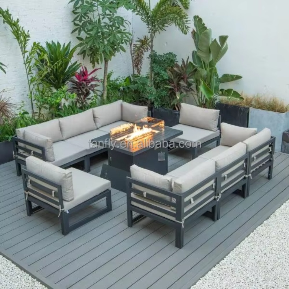 Villa Hotel Outdoor Furniture  - Outdoor Furniture Fire Pit Set ulasan dan harga