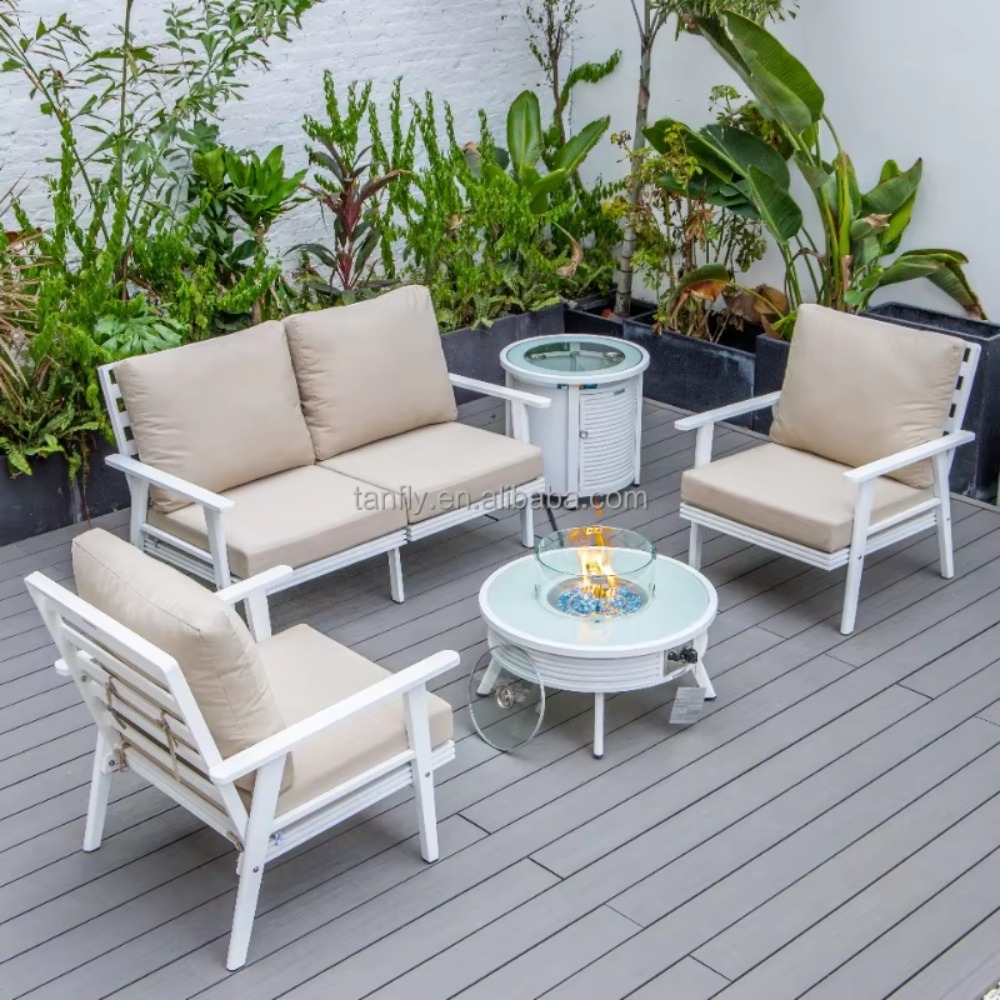 Villa Hotel Outdoor Furniture  - Outdoor Furniture Fire Pit Set ulasan dan harga