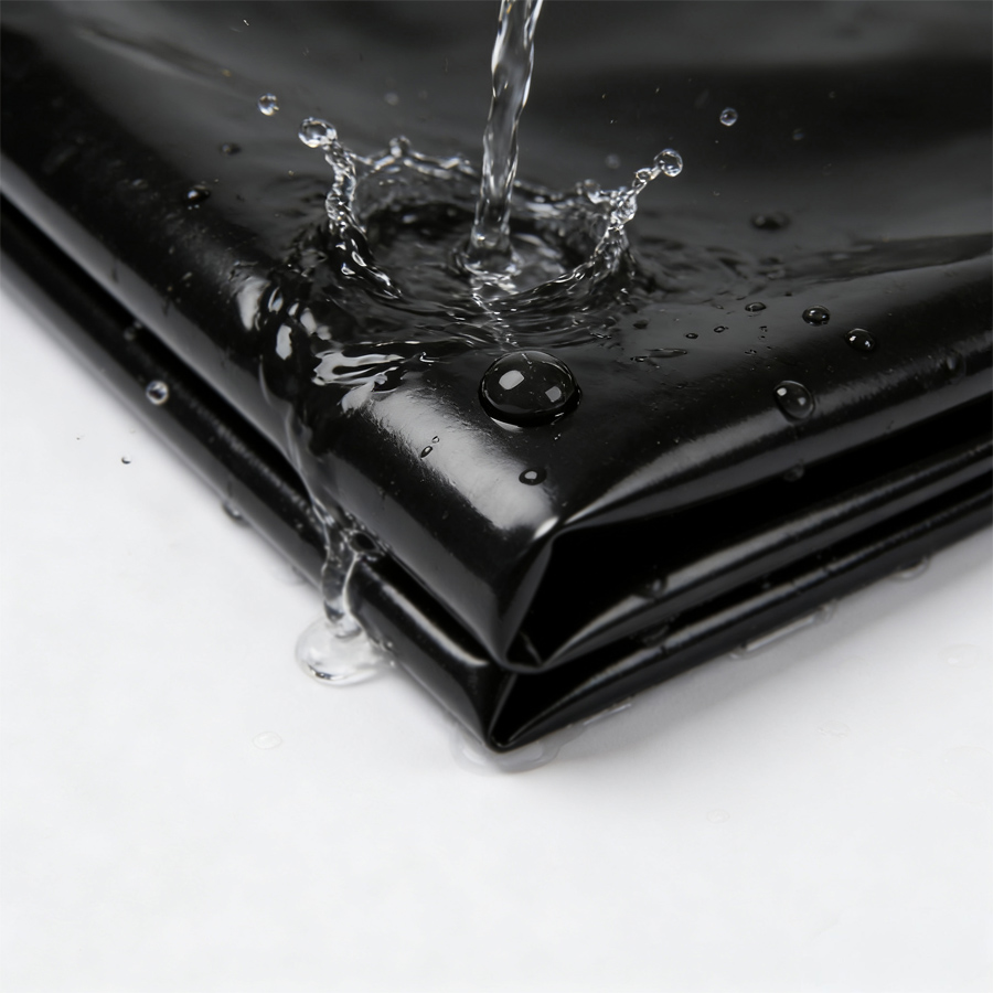 Durable Pure Black PVC Waterpr - Outdoor Furniture Used ulasan dan harga