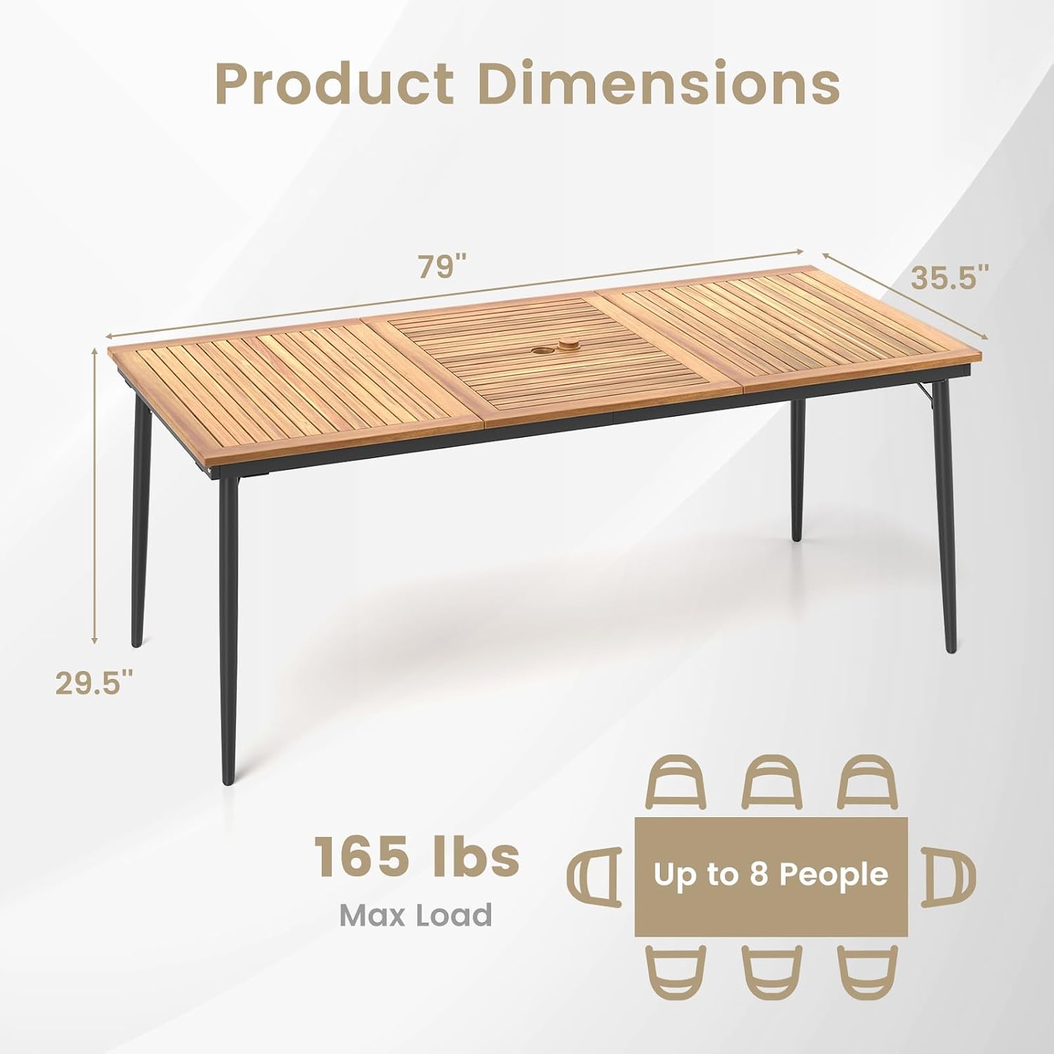 Large Rectangular Patio Dining - Outdoor Furniture On Sale ulasan dan harga