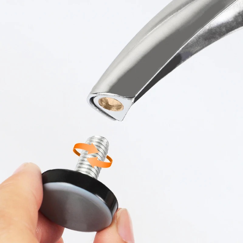 10Pcs Round Thread Levelers M6 - Outdoor Furniture Glider ulasan dan harga