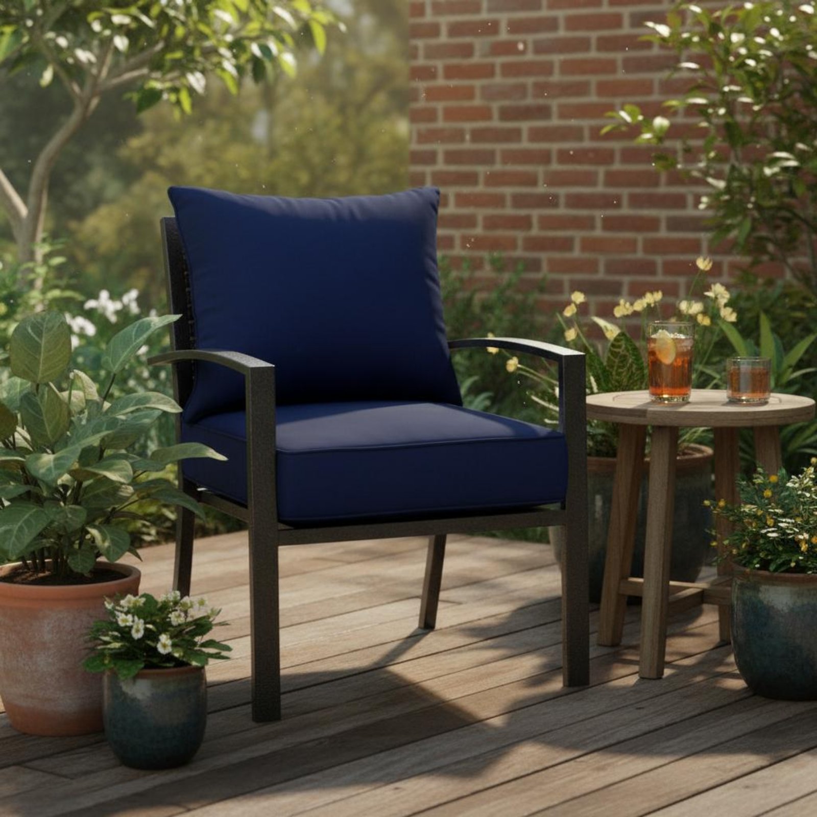 Patio Chair Pad Removable Cove - Outdoor Furniture Cushion ulasan dan harga