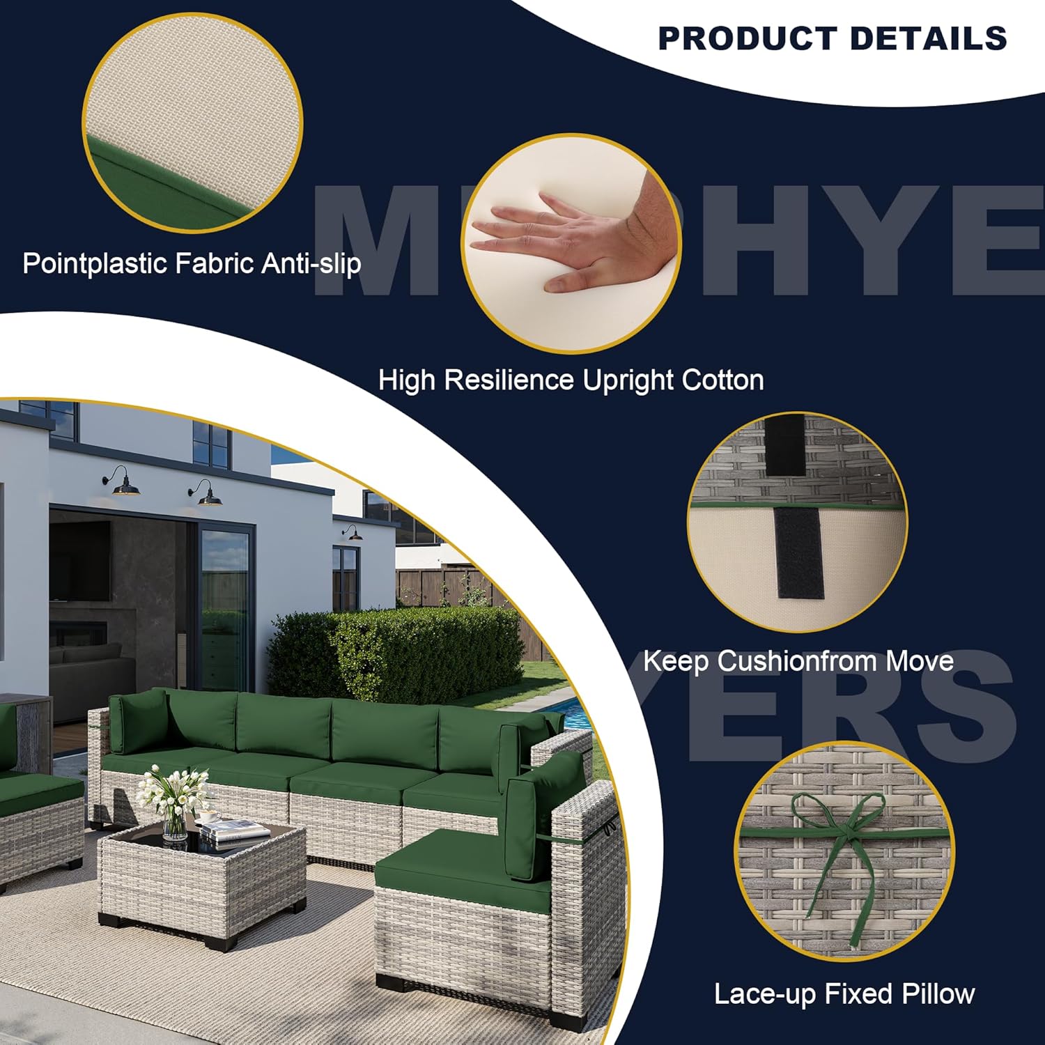 8-Piece Outdoor Patio Furnitur - Outdoor Furniture Fire Pit Set ulasan dan harga