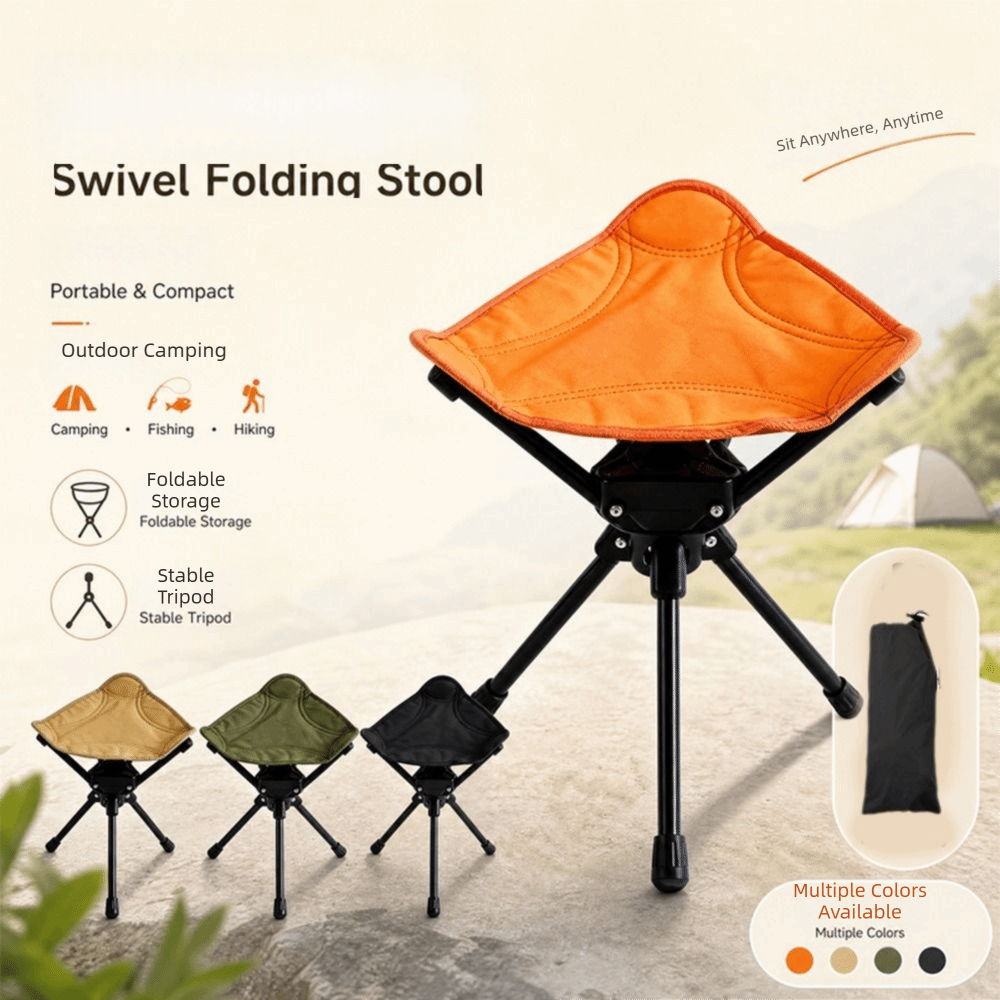 Three Legged Folding Rotating  - Outdoor Furniture Used ulasan dan harga