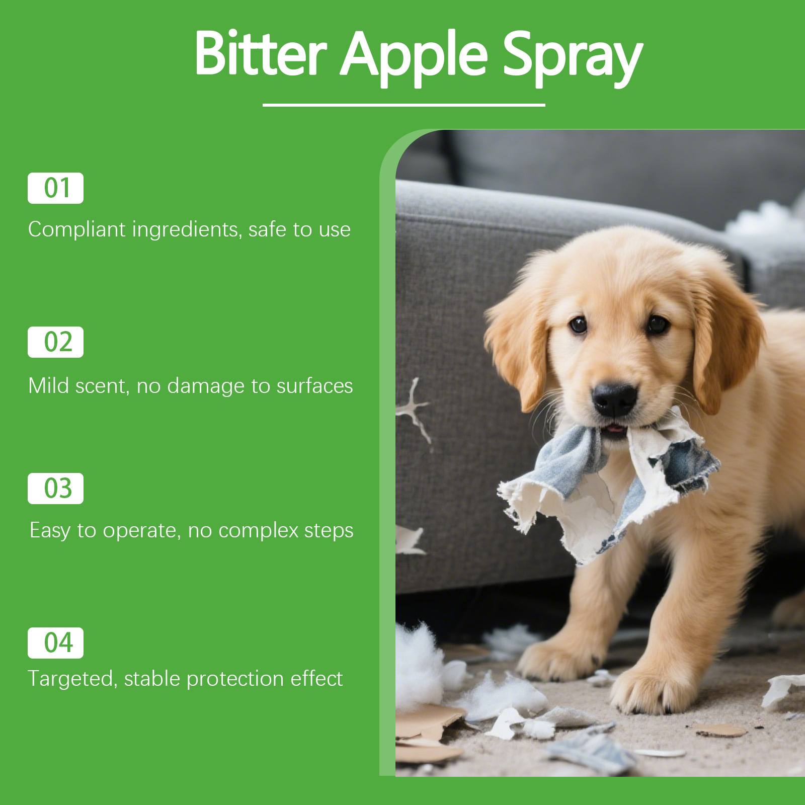 Pet Anti-Chew Spray Non-Toxic  - Outdoor Furniture Quick Dry ulasan dan harga