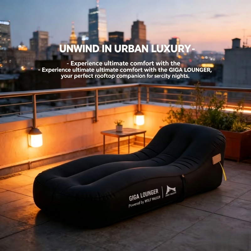 TPU Automatic Inflatable Chair - Outdoor Furniture Cushion ulasan dan harga