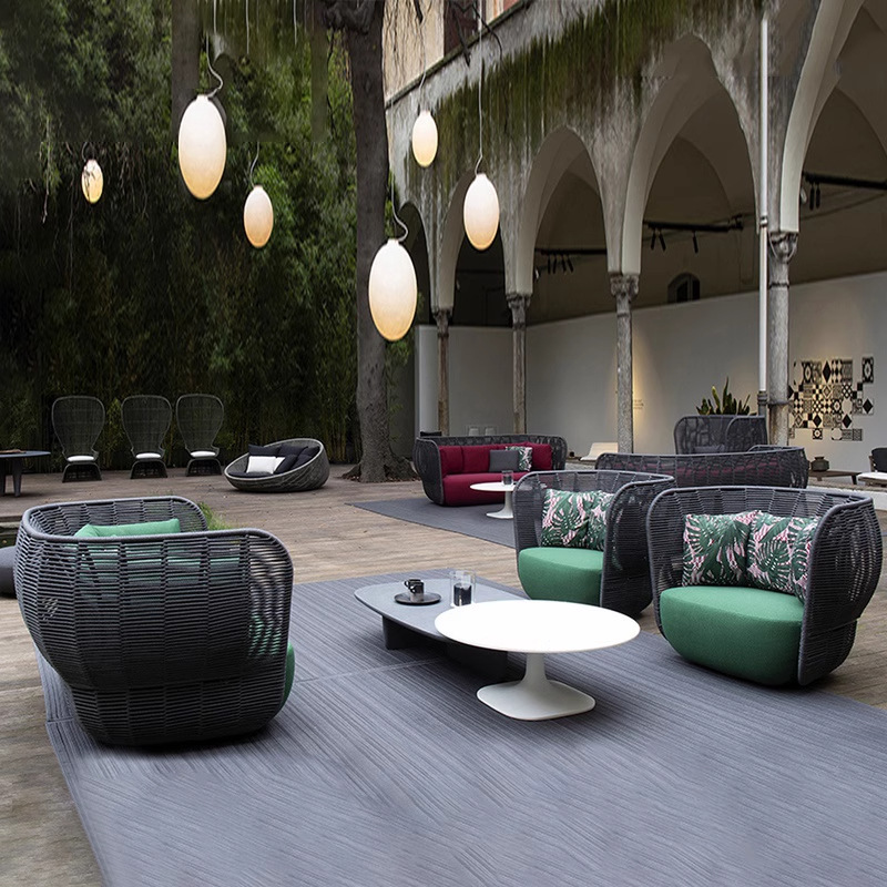 #Nordic Modular Modern Rattan  - Outdoor Furniture Quick Dry ulasan dan harga