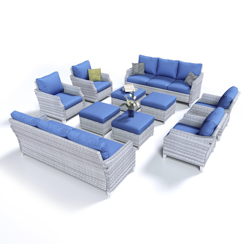 Modern PE Rattan Outdoor Sofa  - Outdoor Furniture Quick Dry ulasan dan harga